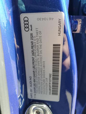 2015 AUDI S3 PREMIUM WAUBFGFF7F1077492