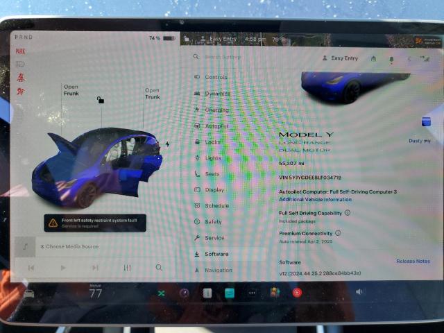 2020 TESLA MODEL Y - 5YJYGDEE8LF034719