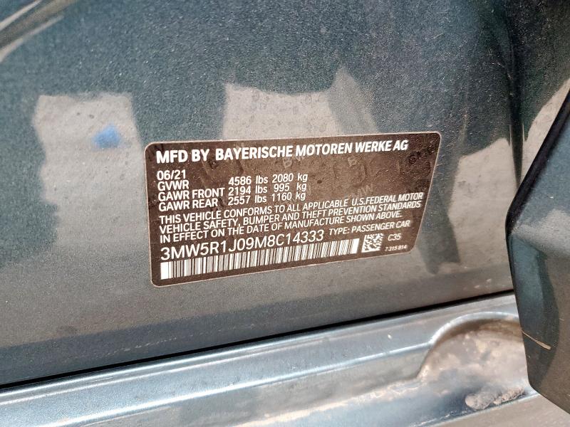 2021 BMW 330I - 3MW5R1J09M8C14333