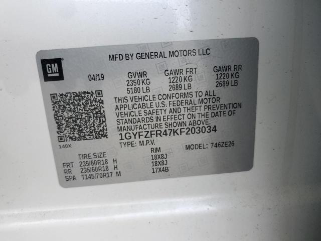2019 CADILLAC XT4 SPORT - 1GYFZFR47KF203034