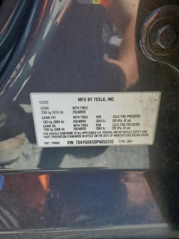 2023 TESLA MODEL Y - 7SAYGDEE0PA050208
