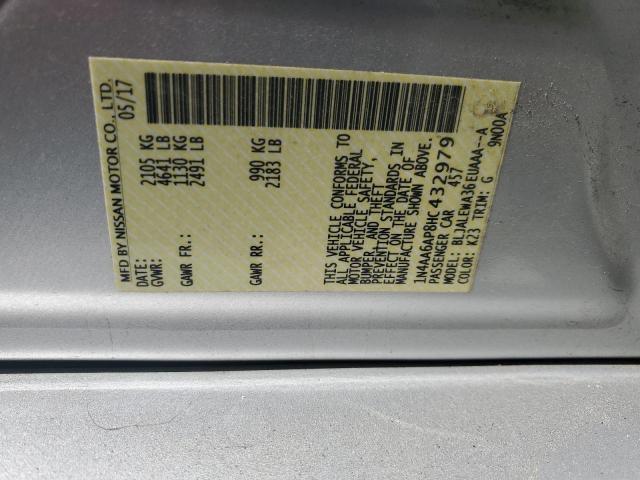 2017 NISSAN MAXIMA 3.5 - 1N4AA6AP8HC432979