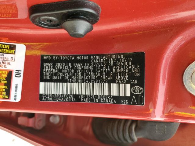 2018 TOYOTA COROLLA L - 2T1BURHE4JC991373