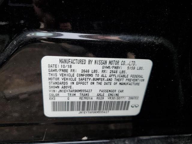 2019 INFINITI Q50 LUXE - JN1EV7AR9KM555427