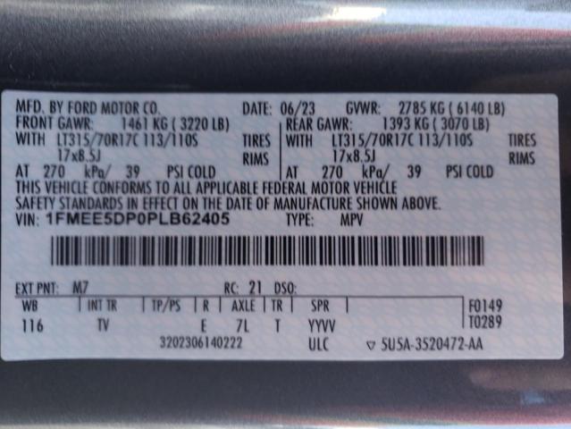 2023 FORD BRONCO BAS - 1FMEE5DP0PLB62405