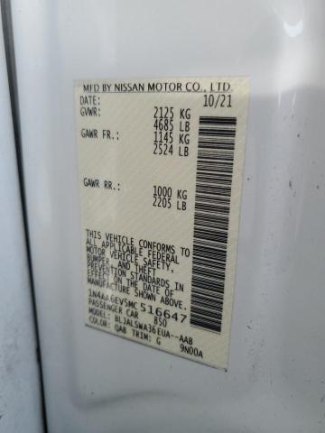 2021 NISSAN MAXIMA SR 1N4AA6EV5MC516647