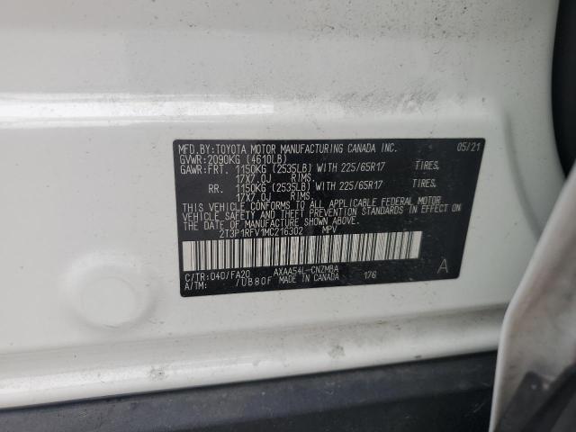 2021 TOYOTA RAV4 XLE - 2T3P1RFV1MC216302