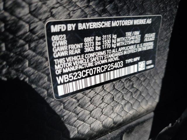 2024 BMW IX XDRIVE5 WB523CF07RCP25403