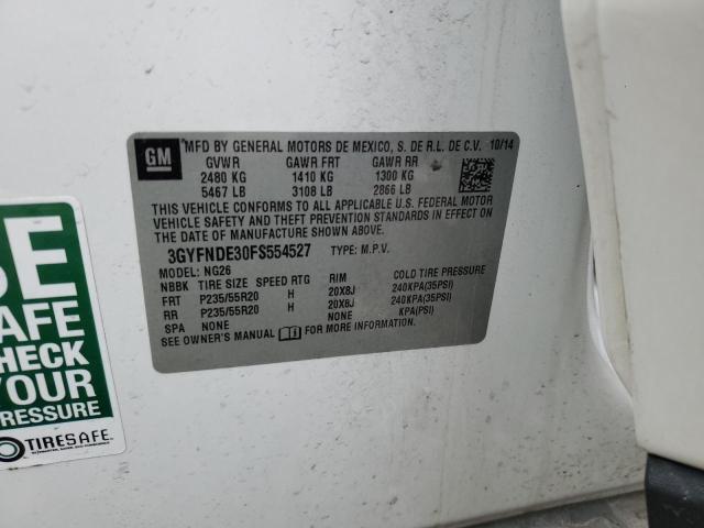 2015 CADILLAC SRX PREMIU 3GYFNDE30FS554527
