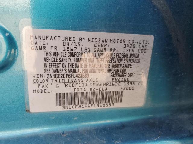 2015 NISSAN VERSA NOTE - 3N1CE2CP6FL428589