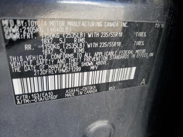 2017 TOYOTA RAV4 LIMIT - 2T3DFREV1HW571299