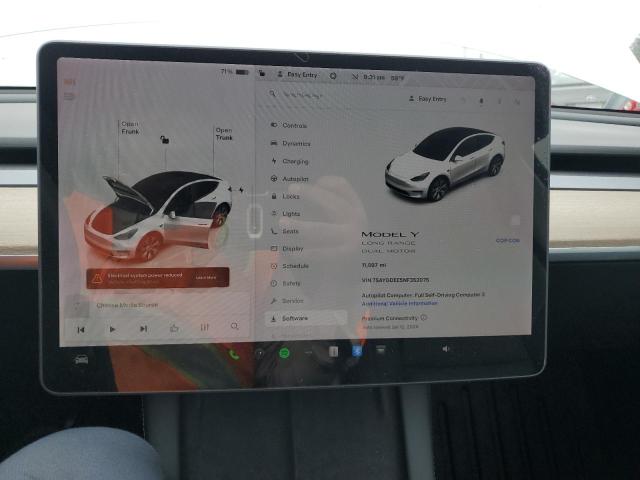 2022 TESLA MODEL Y - 7SAYGDEE5NF352075