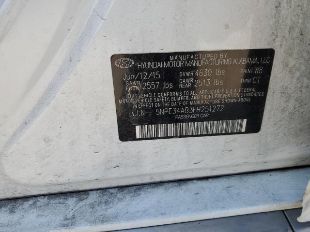 2015 HYUNDAI SONATA - 5NPE34AB3FH251272