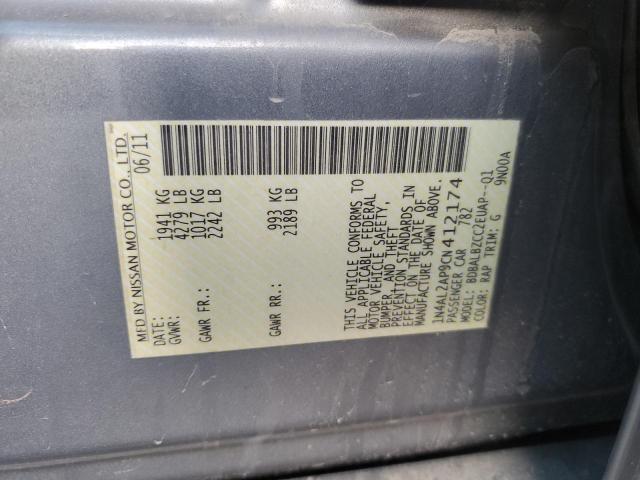 1N4AL2AP9CN412174 2012 NISSAN ALTIMA