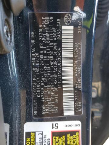 2020 TOYOTA CAMRY LE - 4T1C11AK3LU399494