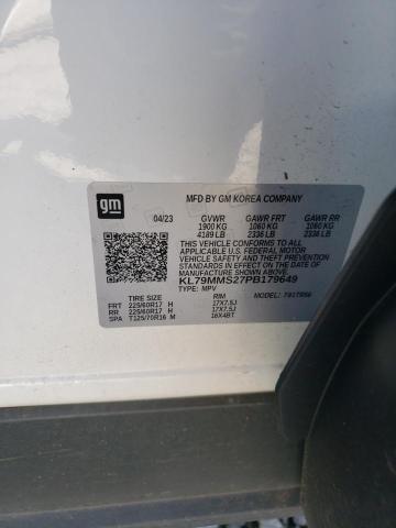2023 CHEVROLET TRAILBLAZE - KL79MMS27PB179649