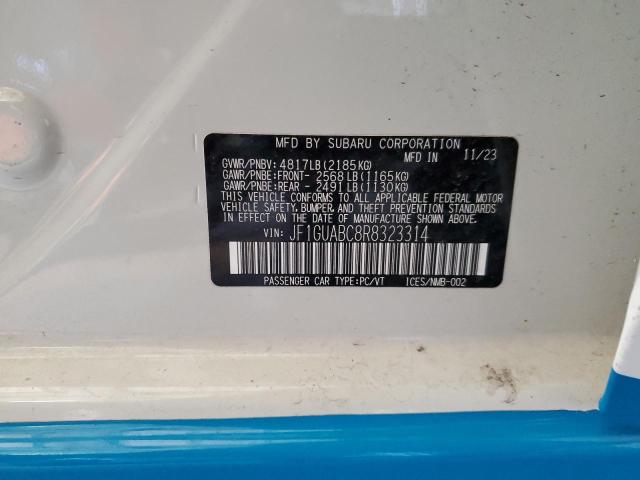 2024 SUBARU IMPREZA - JF1GUABC8R8323314