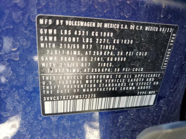 2023 VOLKSWAGEN TAOS S - 3VVCX7B2XPM372275