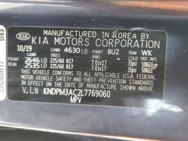 2020 KIA SPORTAGE LX KNDPM3AC2L7769060