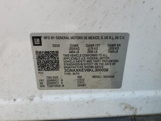 3GNAXKEV6KL300008 2019 CHEVROLET EQUINOX