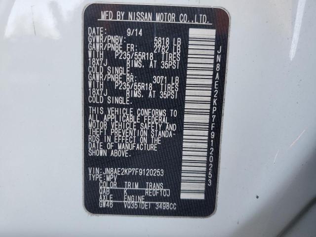 2015 NISSAN QUEST S - JN8AE2KP7F9120253