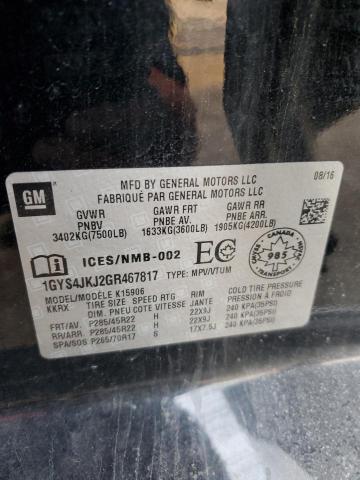 2016 CADILLAC ESCALADE E - 1GYS4JKJ2GR467817