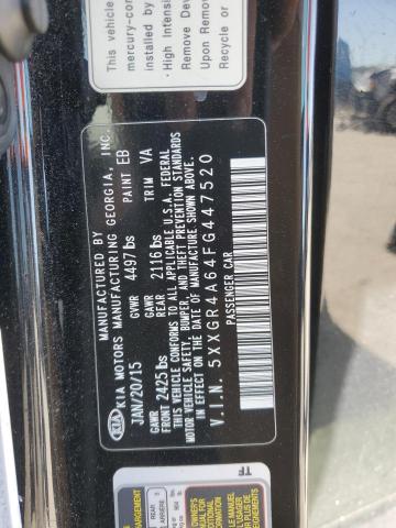 2015 KIA OPTIMA SX - 5XXGR4A64FG447520