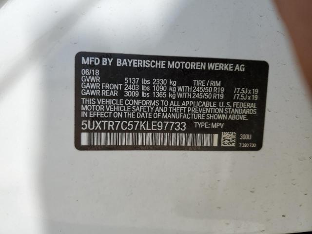 2019 BMW X3 SDRIVE3 - 5UXTR7C57KLE97733