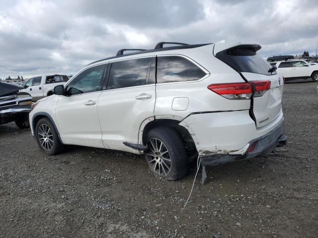 Vin: 5tdkzrfh0js539300, lot: 49129355, toyota highlander se 20182