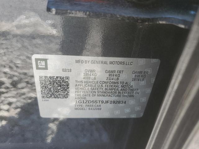 2018 CHEVROLET MALIBU LT - 1G1ZD5ST9JF192834