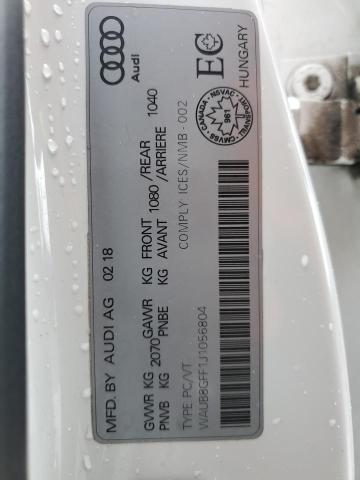 2018 AUDI A3 PREMIUM - WAUB8GFF1J1056804