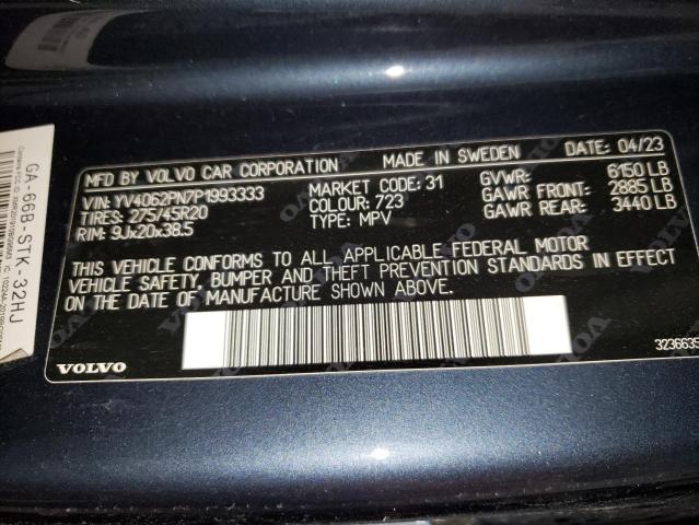 2023 VOLVO XC90 PLUS YV4062PN7P1993333