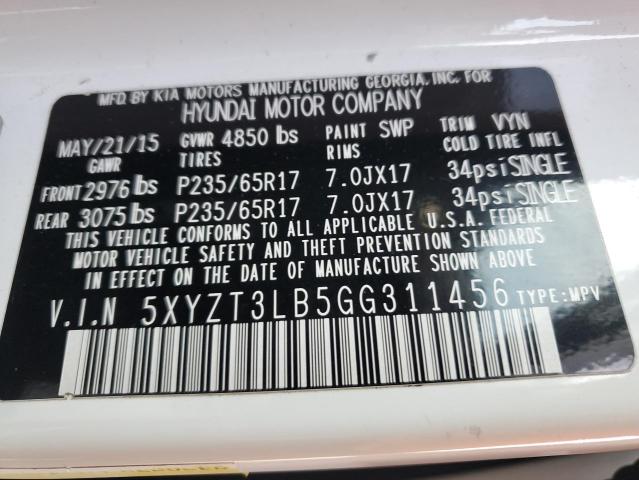 2016 HYUNDAI SANTA FE S - 5XYZT3LB5GG311456