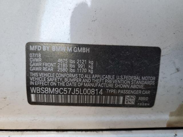 2018 BMW M3 - WBS8M9C57J5L00814