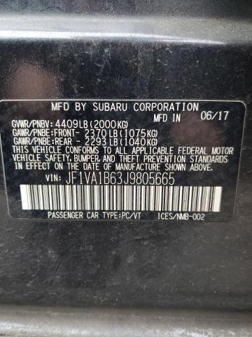 2018 SUBARU WRX JF1VA1B63J9805665