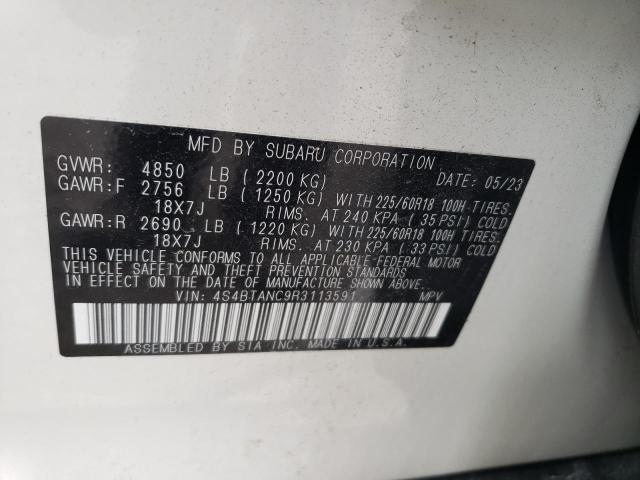 2024 SUBARU OUTBACK LI - 4S4BTANC9R3113591