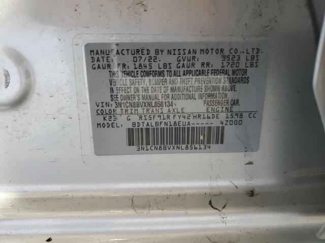2022 NISSAN VERSA S - 3N1CN8BVXNL856134