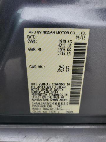 2015 NISSAN ALTIMA 2.5 - 1N4AL3AP2FC468835