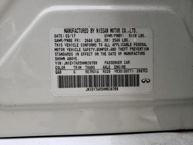 2017 INFINITI Q50 PREMIU - JN1EV7AR5HM839789