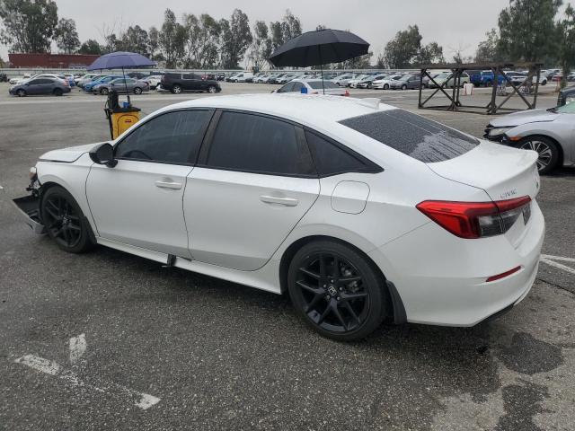 HONDA CIVIC SPOR 2022 white  gas 2HGFE2F51NH503180 photo #3
