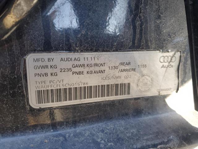 wauffcfl5cn015786 - 2012 Audi a4 premium - #48221015
