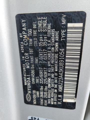 2019 HYUNDAI TUCSON SE - KM8J23A43KU891054