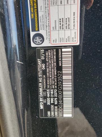 2015 MERCEDES-BENZ A 250 WDDGJ4HBXFG393522