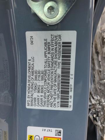 2024 HONDA CIVIC SPOR - 19XFL2H85RE027867