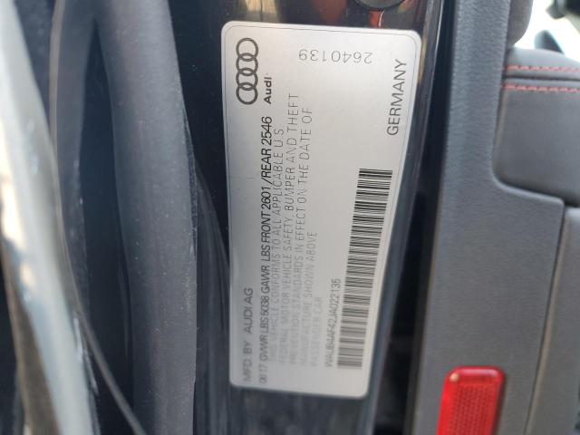 2018 AUDI S4 PREMIUM WAUB4AF42JA022135