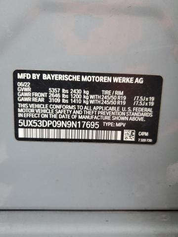 2022 BMW X3 XDRIVE3 #3302864893