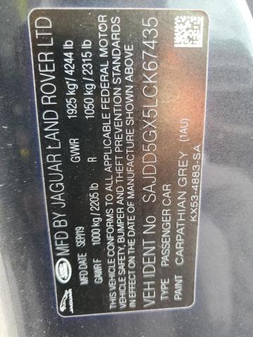 2020 JAGUAR F-TYPE SAJDD5GX5LCK67435