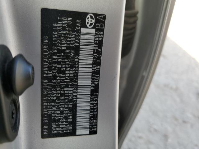 2015 TOYOTA COROLLA L - 5YFBURHE7FP284405