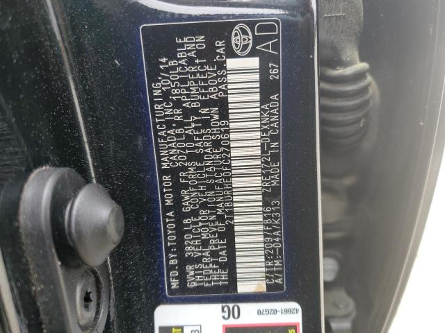 2015 TOYOTA COROLLA L - 2T1BURHE0FC270619