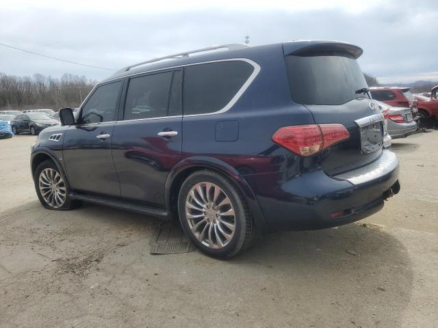 INFINITI QX80 2015 blue 4dr spor gas JN8AZ2NC7F9370072 photo #3